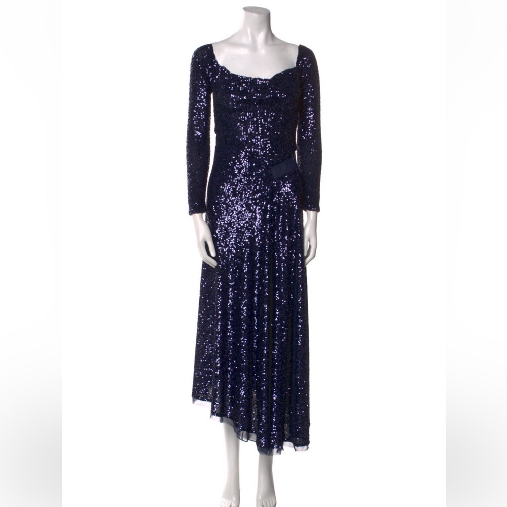 Jason Wu Midnight Blue Silk Blend Dress